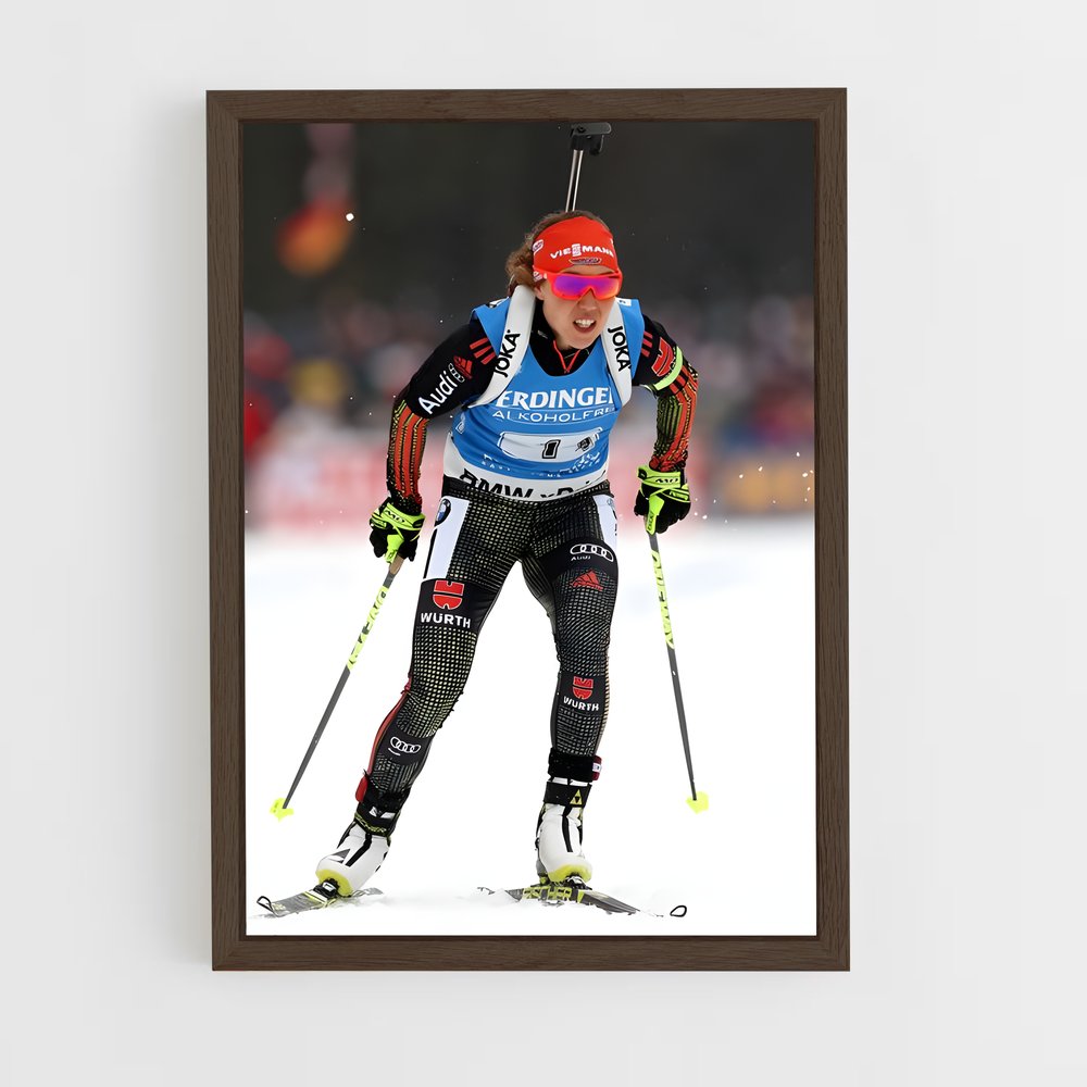 Poster Ski de Compétition – affiche Biathlon (vue 5)